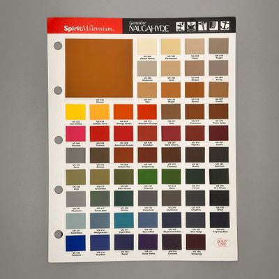 Naugahyde Vinyl - Full Swatch Card
