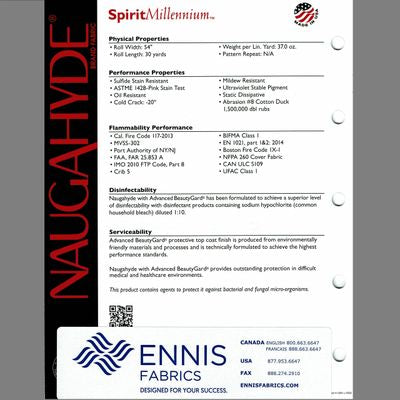 Naugahyde Vinyl - Full Swatch Card